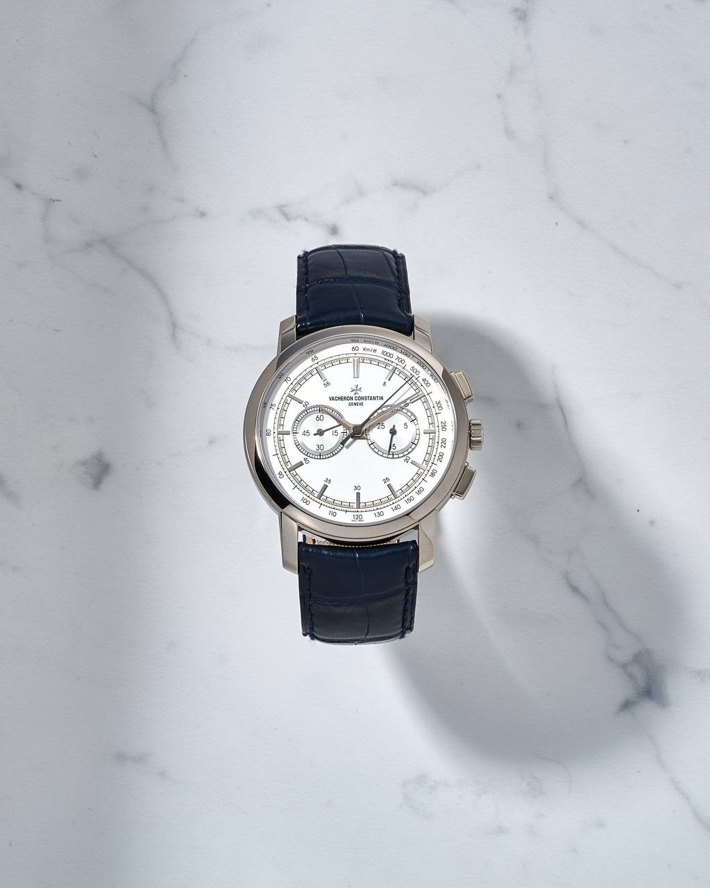 Vacheron Constantin Patrimony Traditionnelle Chronograph 47192 White Gold