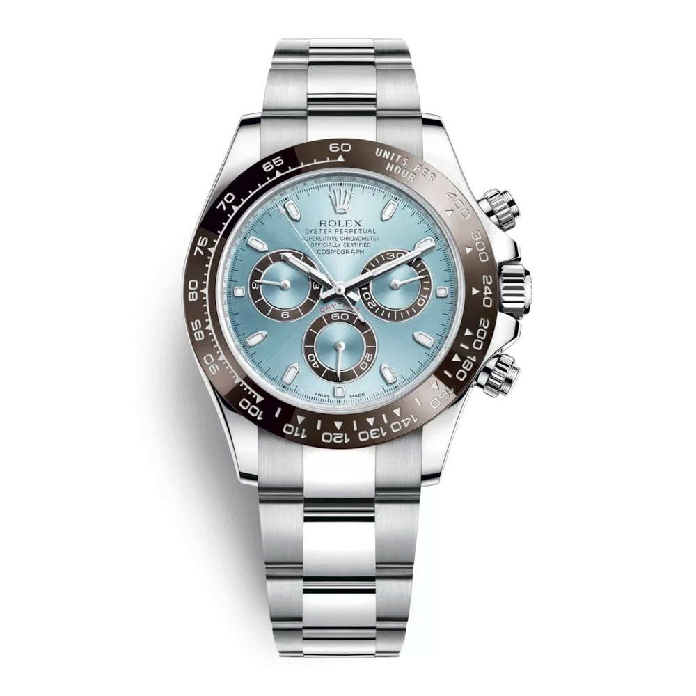 Rolex Daytona Platinum Ice Blue Dial 40 mm 116506 NEW