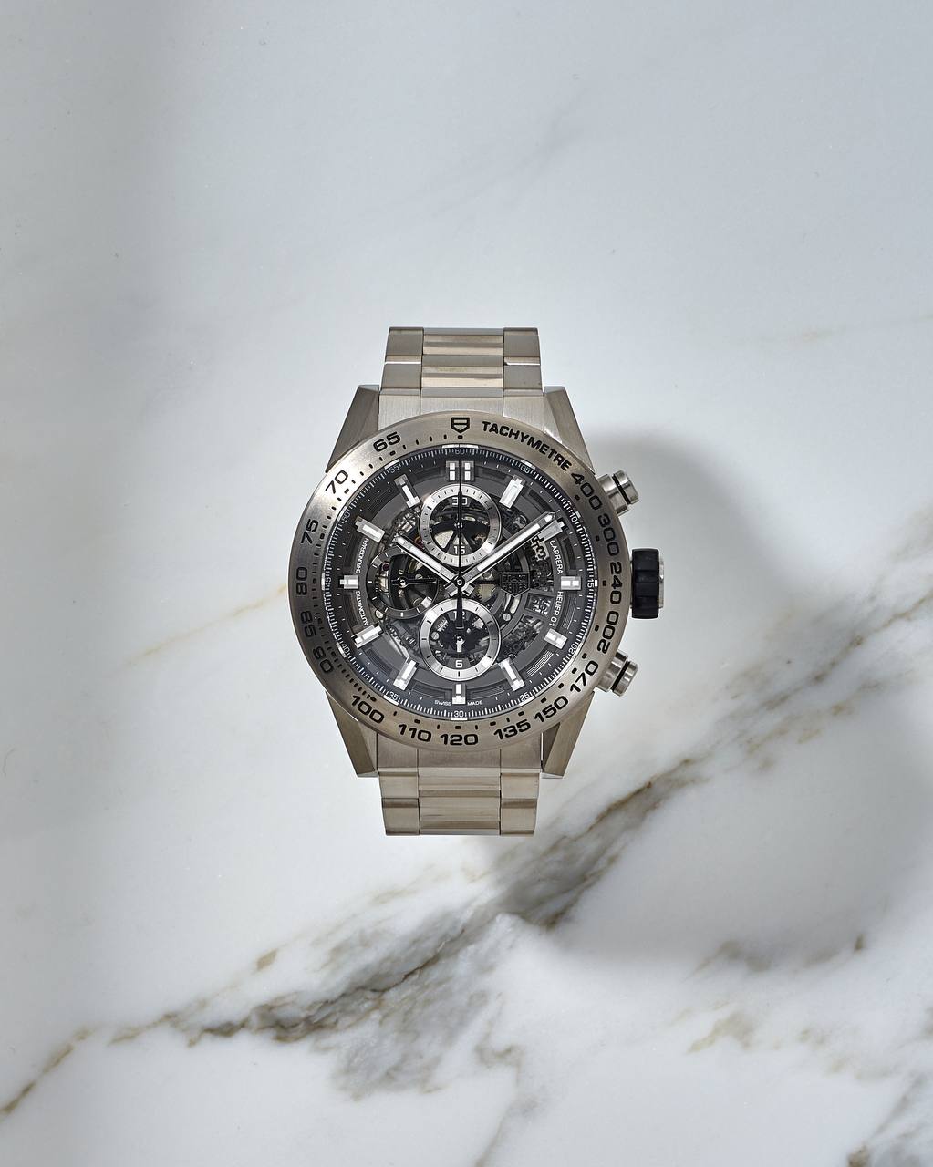 TAG Heuer Carrera Calibre Heuer 01 Grey Phantom Skeleton Titanium