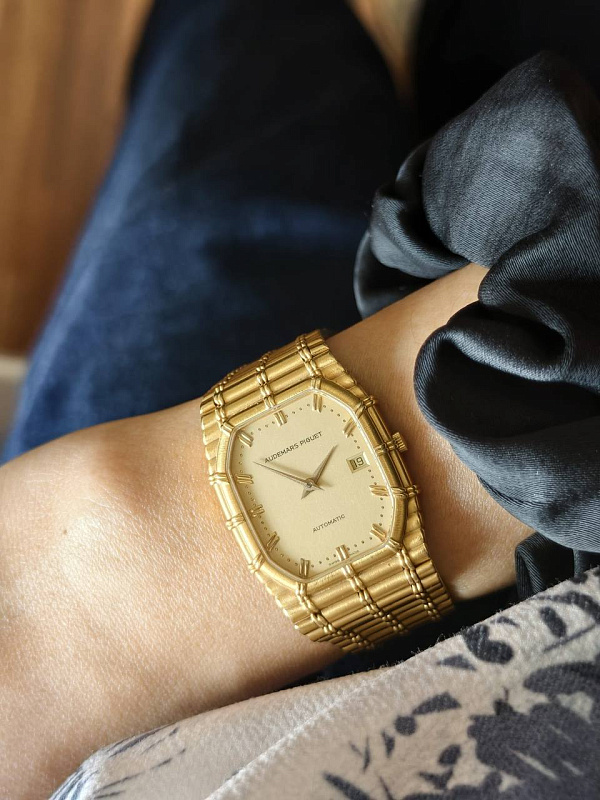 Audemars Piguet Bamboo Yellow Gold Claw Indexes 14485BA