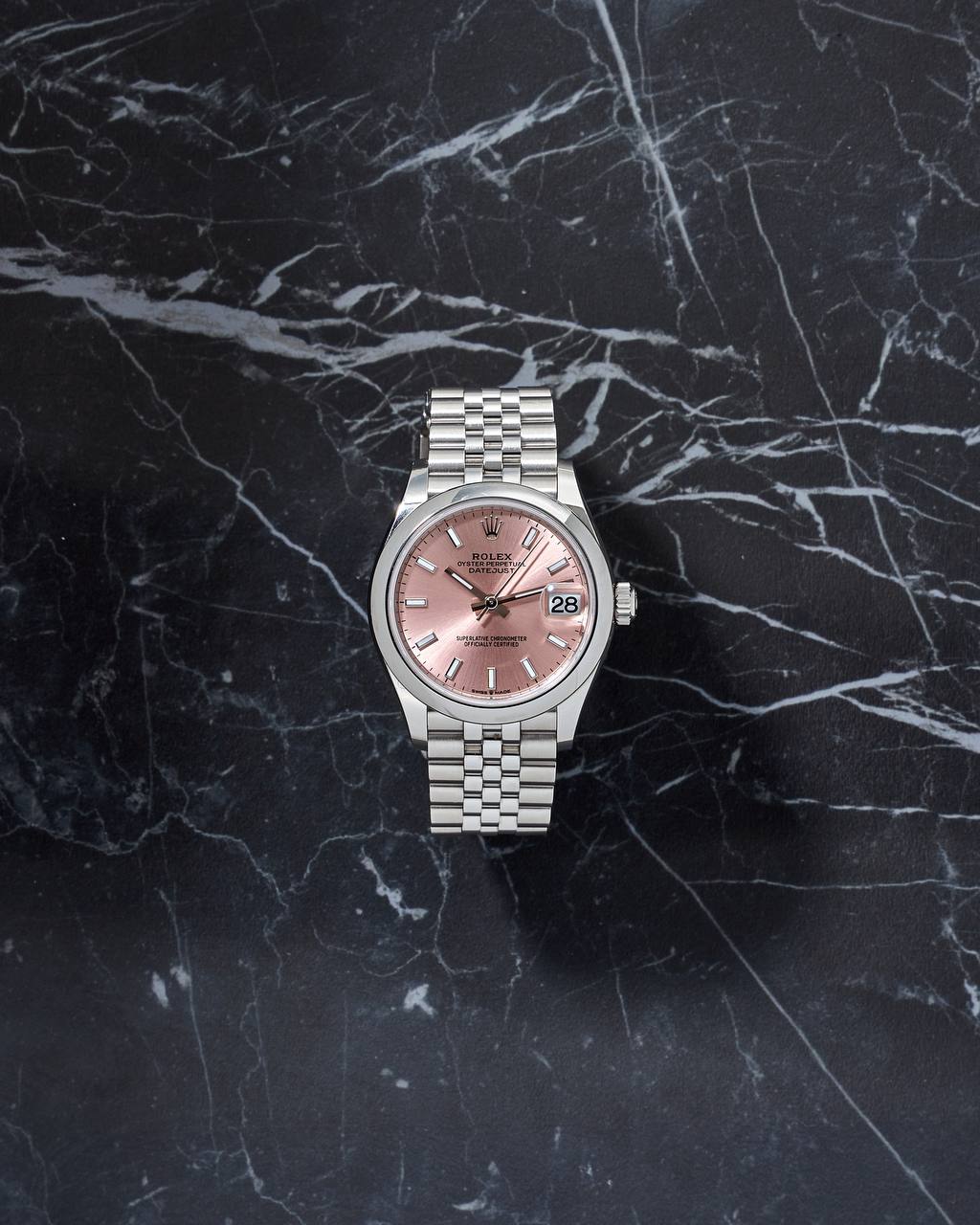 Rolex Datejust 31mm Pink Dial Jubilee 278240 