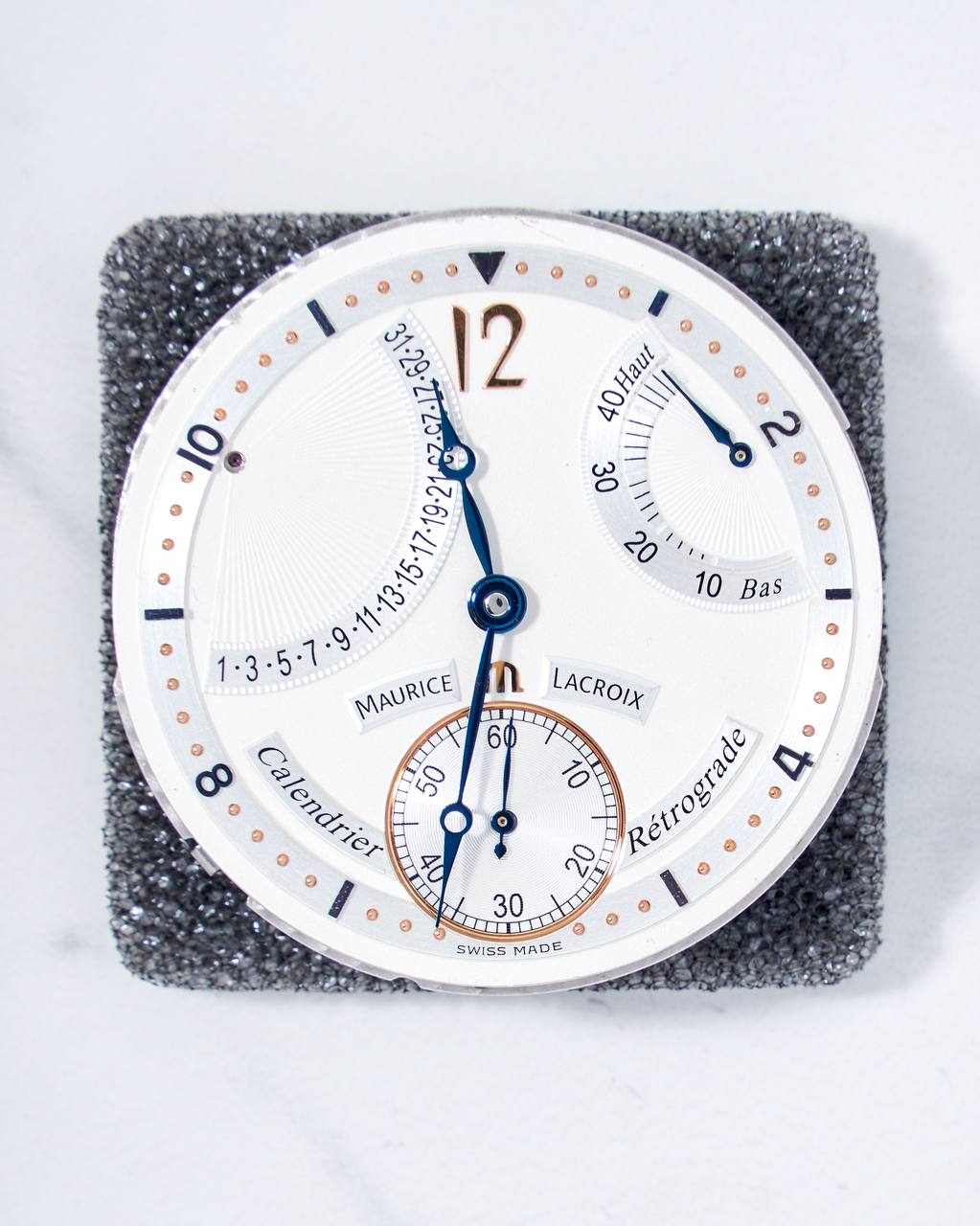 Циферблат/ Механизм Maurice Lacroix Masterpiece Retrograde Dial & Movement & Hands