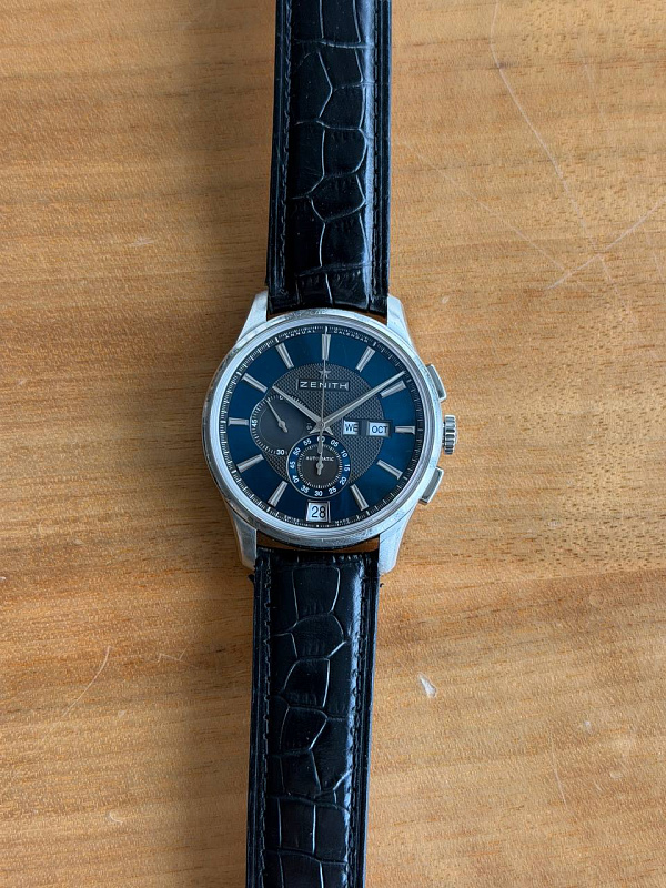 Zenith El Primero Winsor Annual Calendar Blue Dial