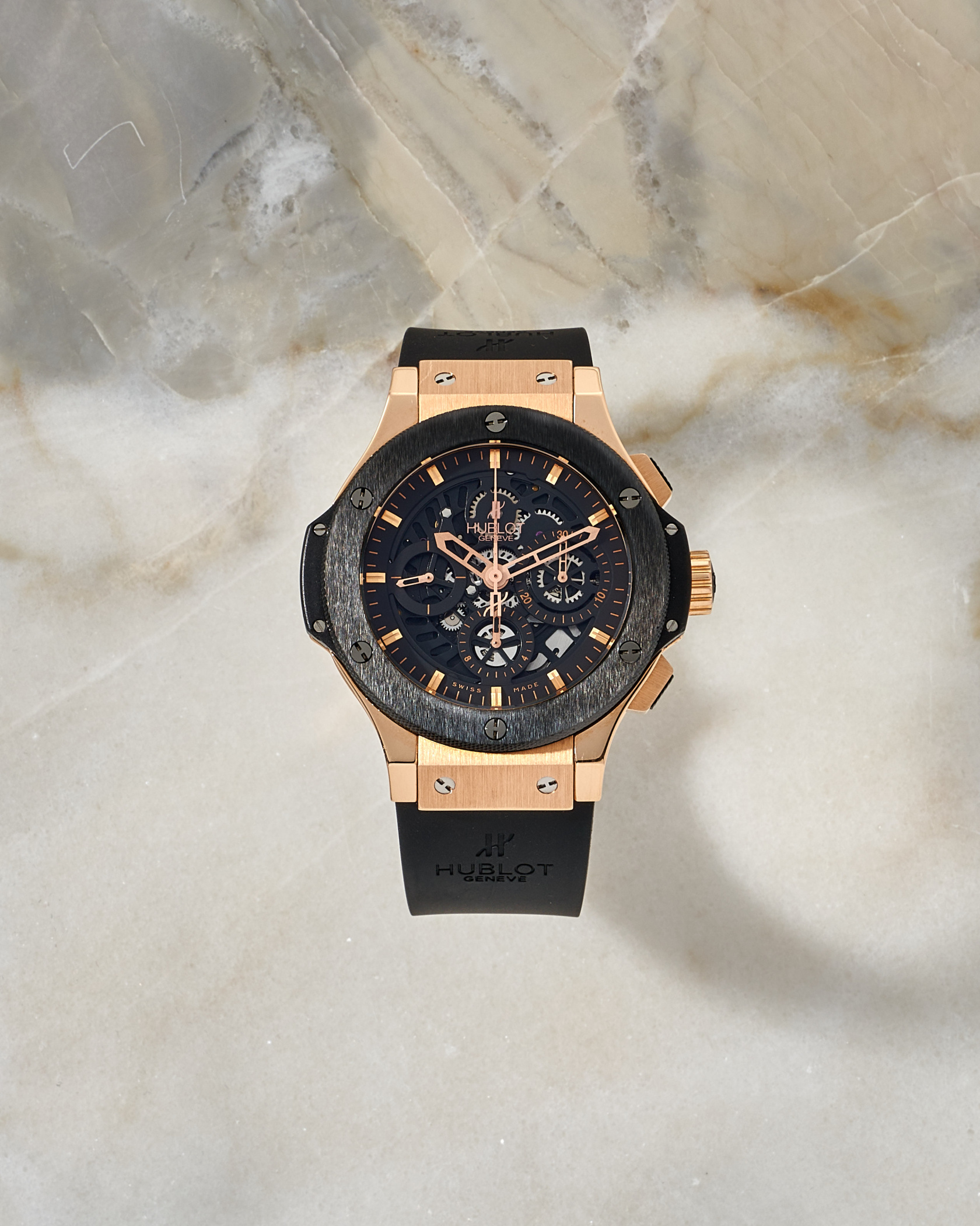 Hublot Big Bang Skeleton Chronograph Rose Gold 44mm