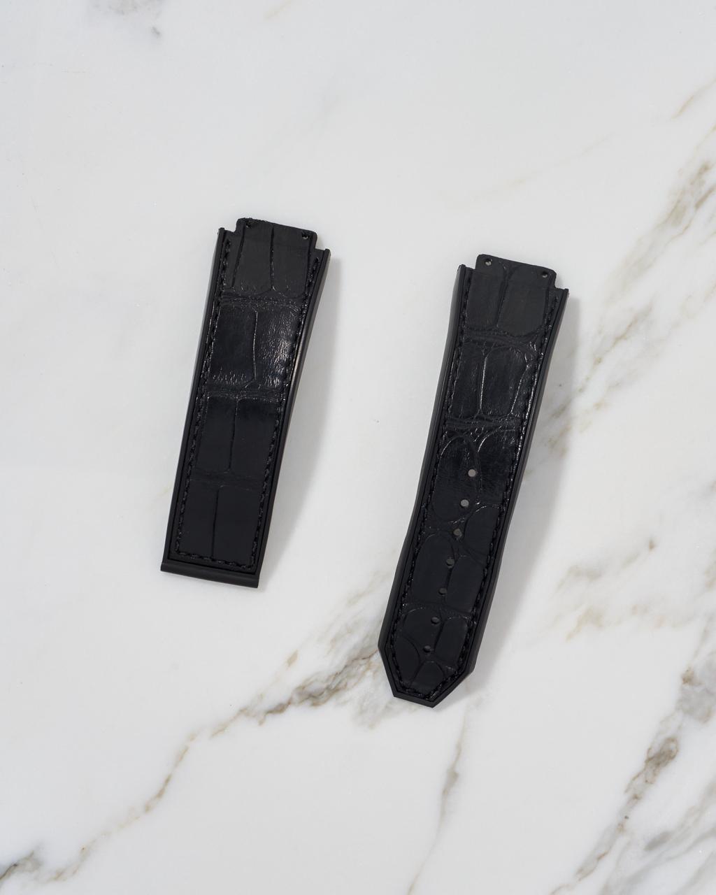 Hublot Leather Strap 25x18x22mm Black