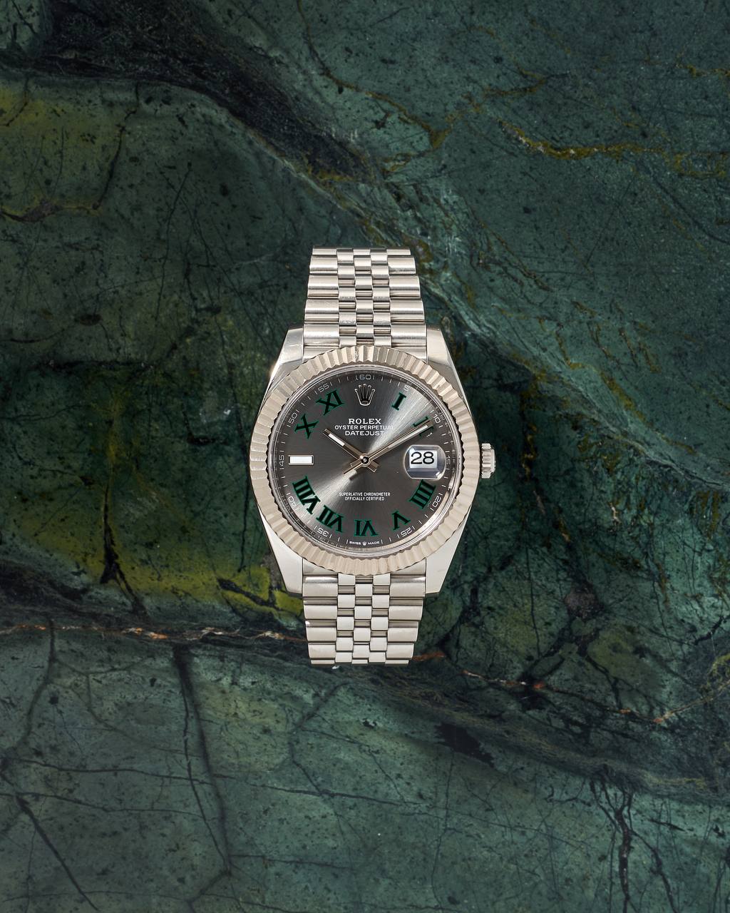 Rolex Datejust 41 Wimbledon Dial Jubilee 126334 