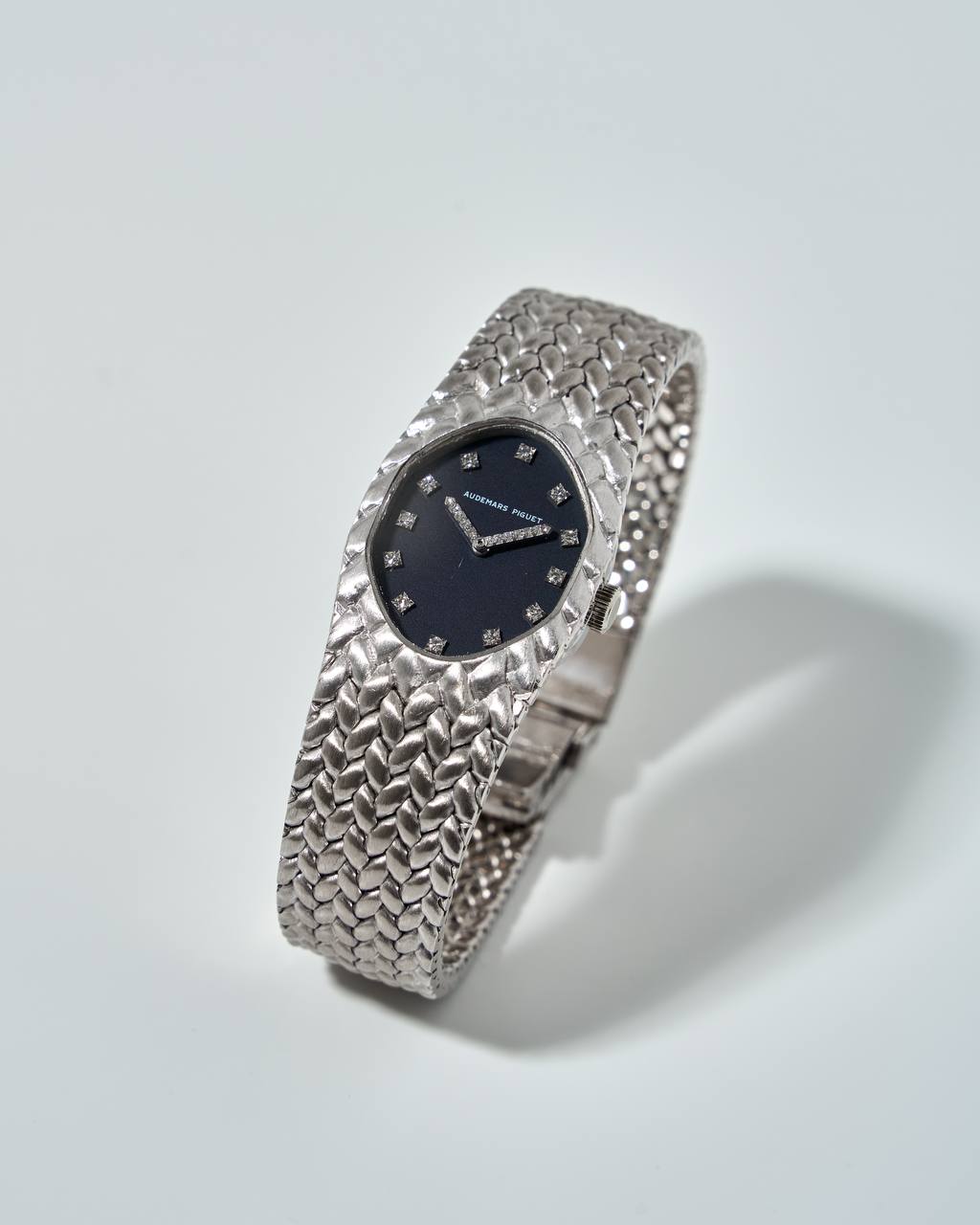 Audemars Piguet Mini Cobra White Gold Diamond Hands