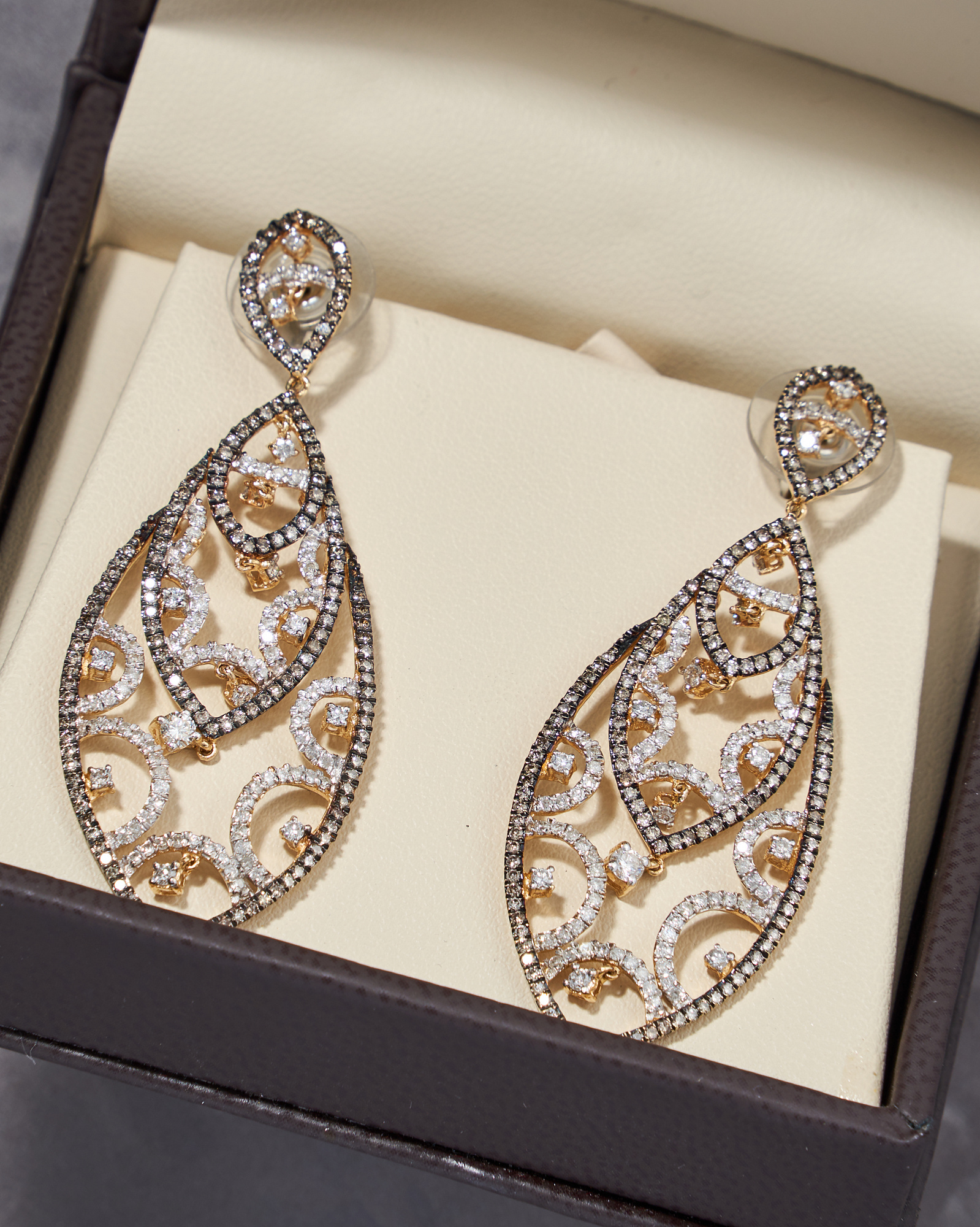 Earrings Gold 585 & Diamonds