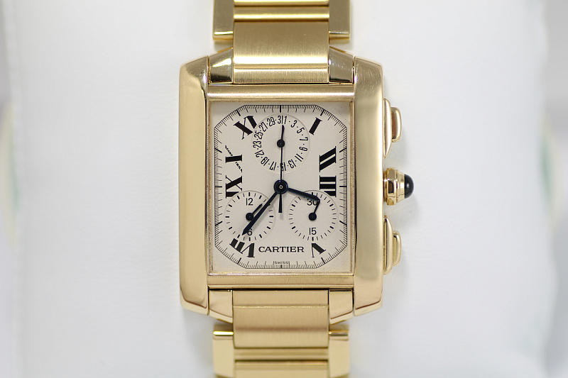 Cartier Tank Francaise Chronograph Gold