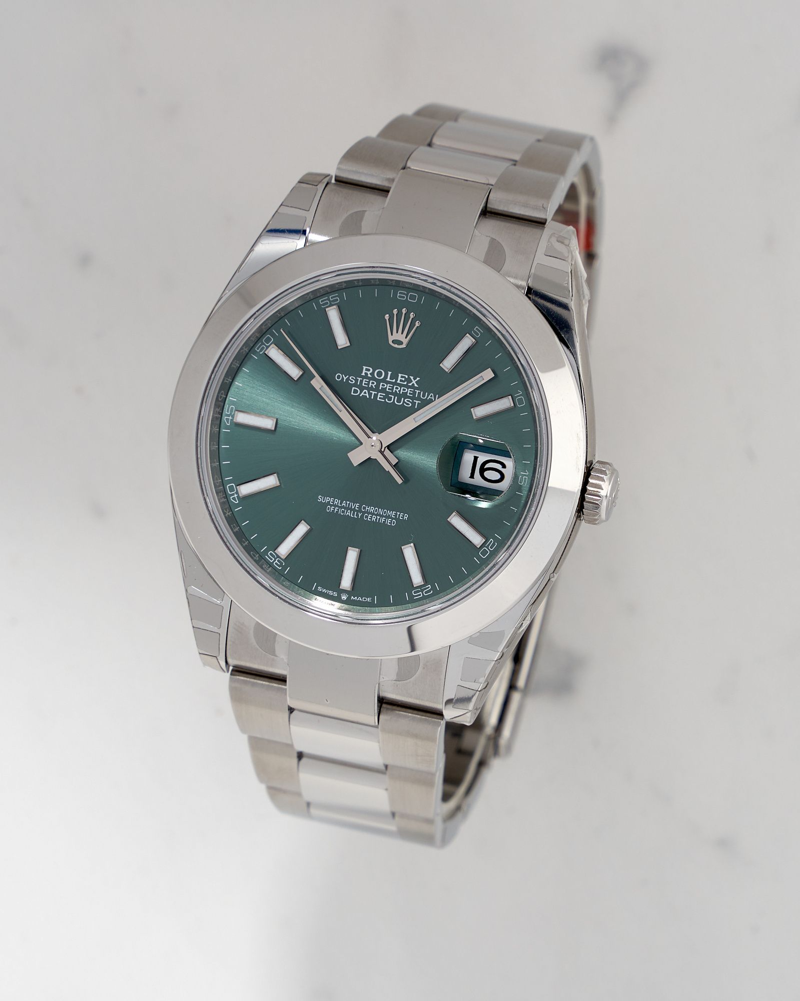 Datejust best sale rolex green