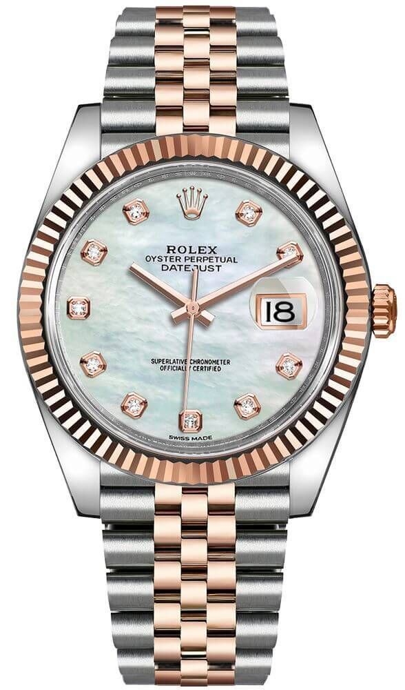 Datejust 41 mother of sales pearl