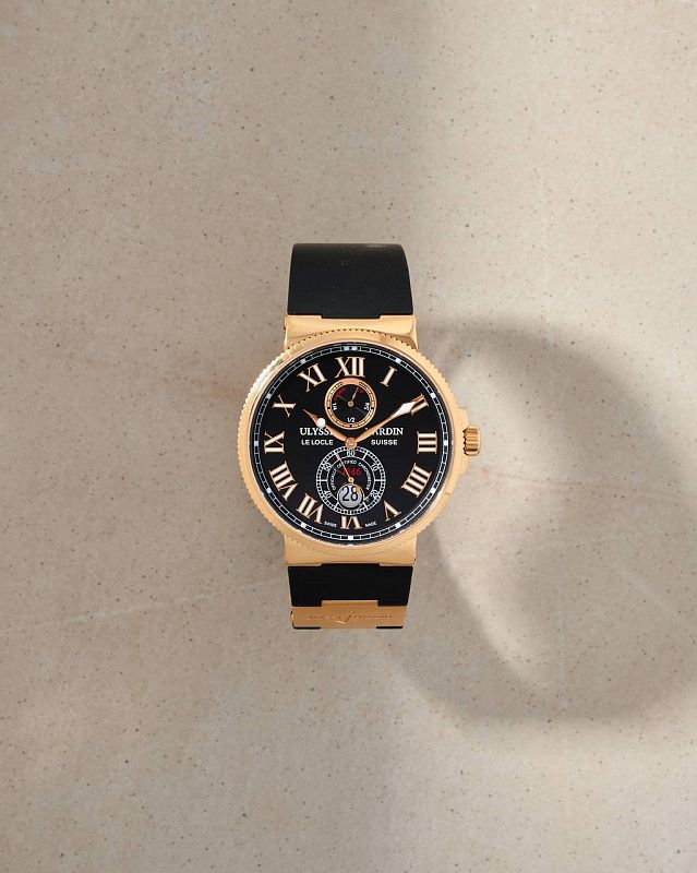 Ulysse Nardin Maxi Marine Chronometer 43mm Black Dial