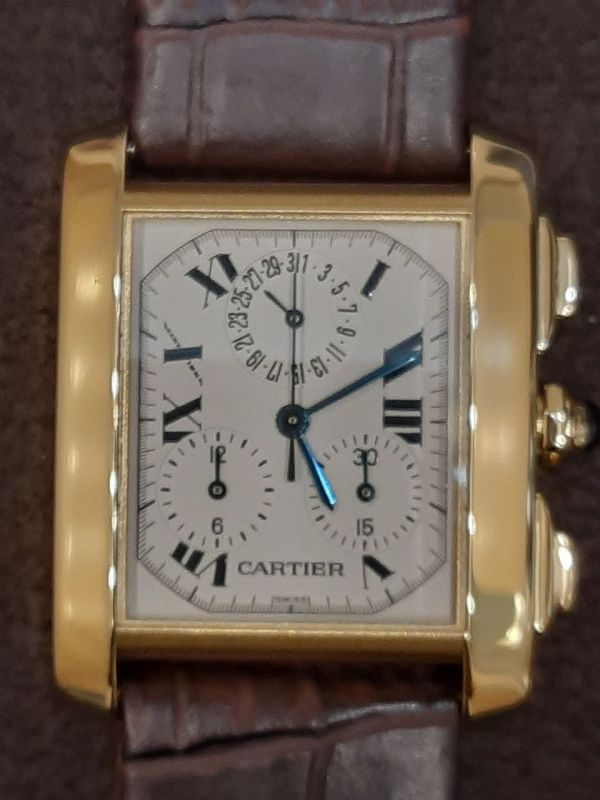 Cartier Tank Francaise Chronograph Gold