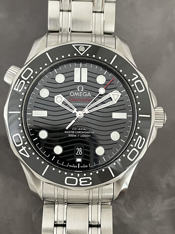 Omega Seamaster Diver 300 M Co‑axial Master Chronometer Black Dial